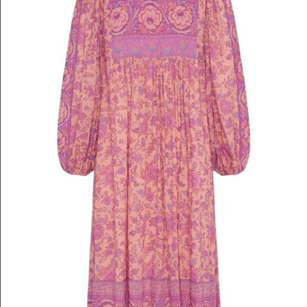 Spell Folk Song Boho Dress in Blossom - Picture 6 of 12